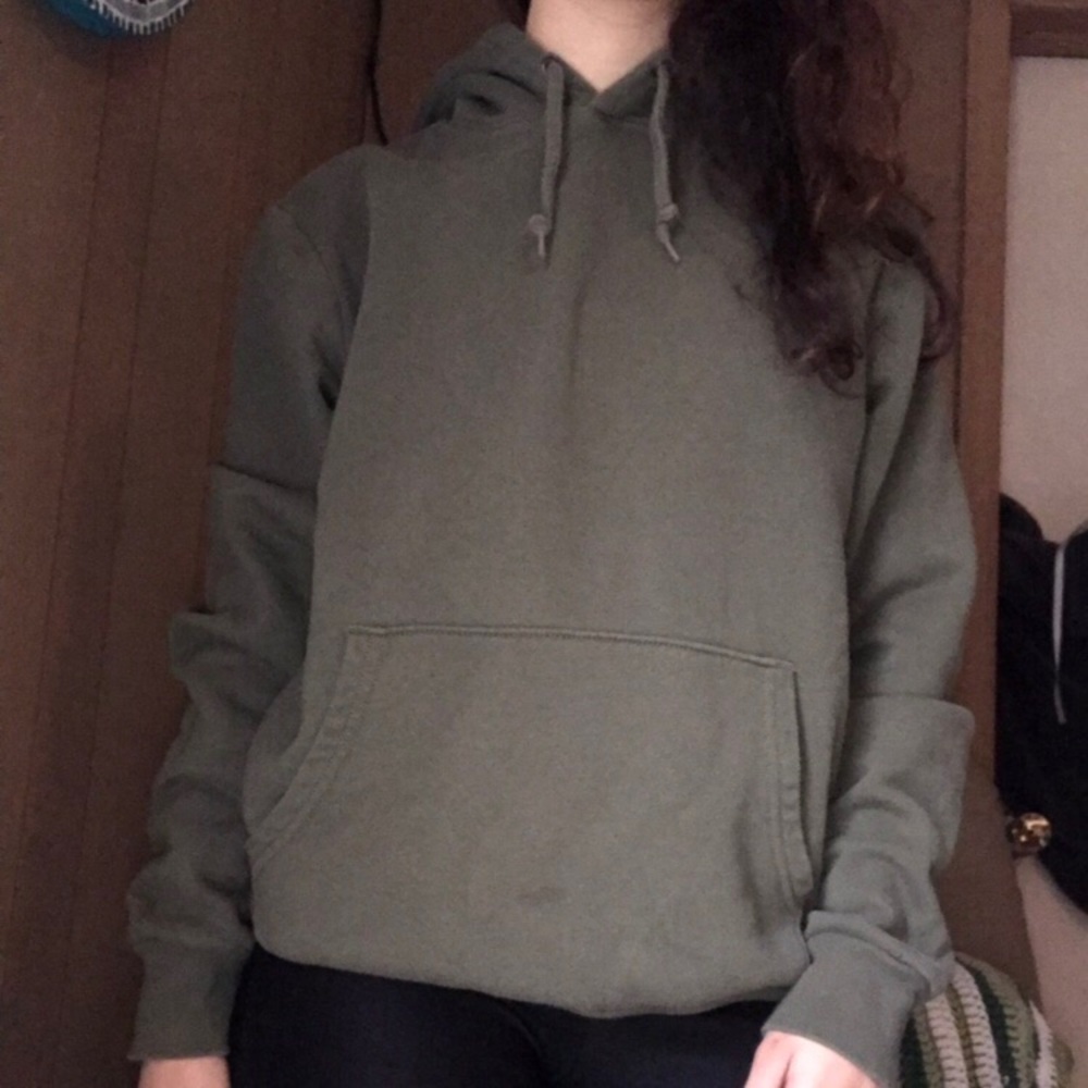 Green sweatshirt